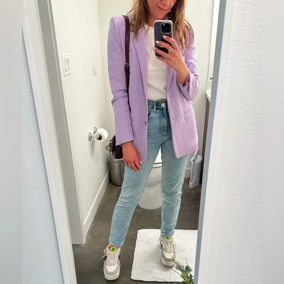 Lavender Zara Blazer - Picture 3 of 6